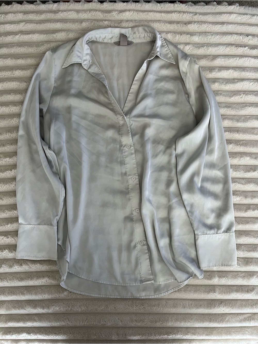 H&M Cream Button-Down Shirt